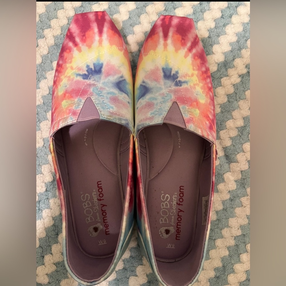 Skechers Bobs Pastel Tie Dye - Size 9